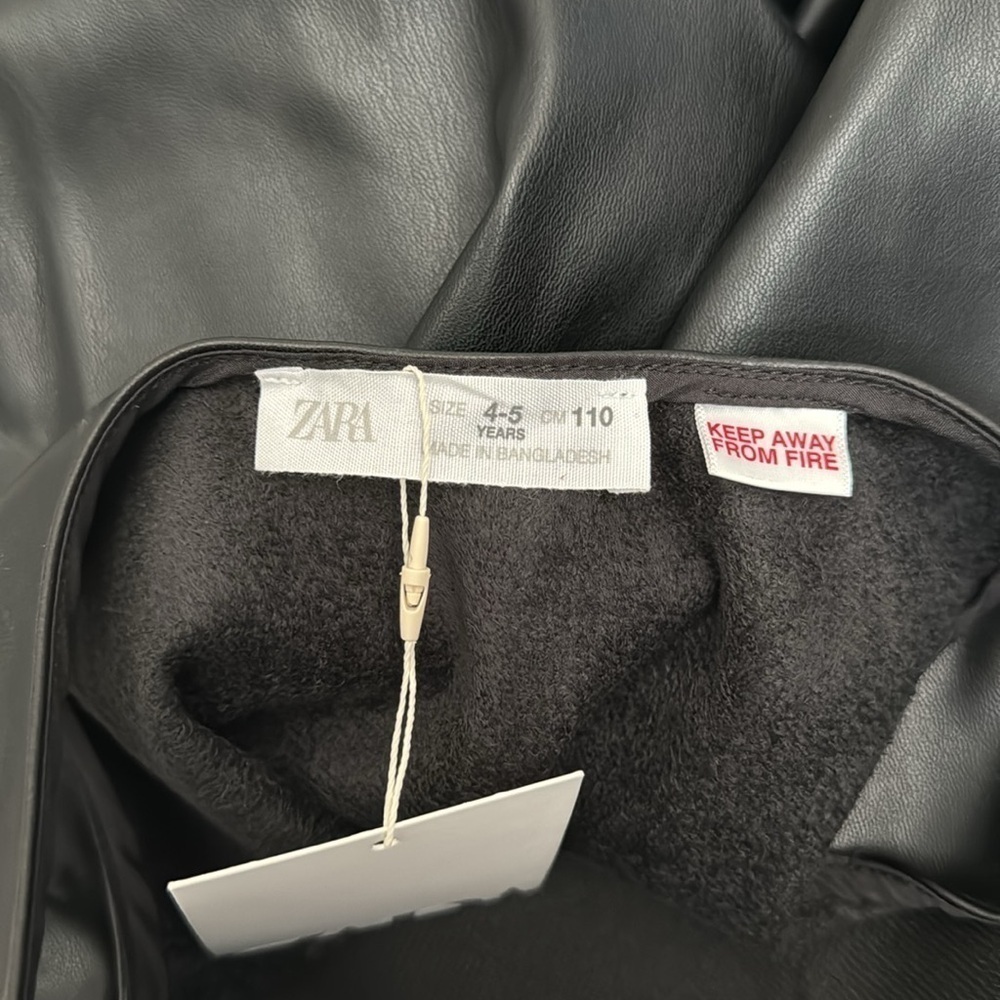 Zara Faux Leather Dress - Picture 5 of 7